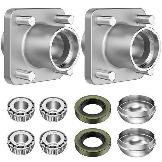 DRIVE UP Club Car DS Front Hub Assembly, Golf Cart Front Wheel Hub with Bearings Seals Kit for Club Car DS 1981-2003 Gas and Electric Golf Carts, OEM 1011892