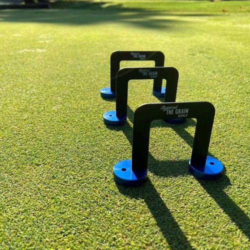 Golf Putting Gates for Alignment with Tees (3 Gate Sizes Small, Medium, Large) & Detachable Bases