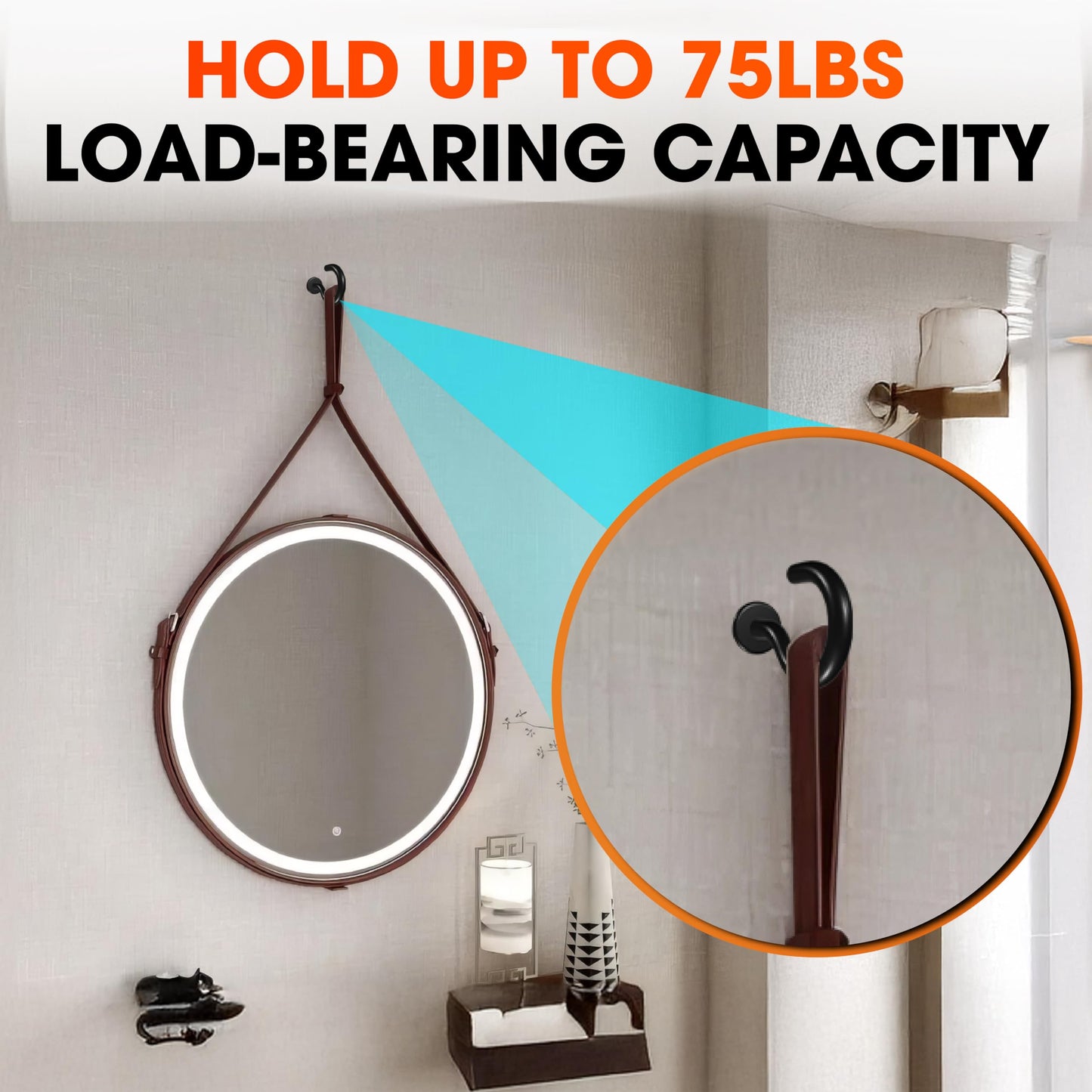 X-CUIRASS [Upgraded] 10 PCS Screw Hooks with Self-Drilling Drywall Anchors, Plastic Expansion Tubes Included, Heavy Duty Eye Hook, Screw in Hook for Hanging Plants, String Lights, Cup, Key