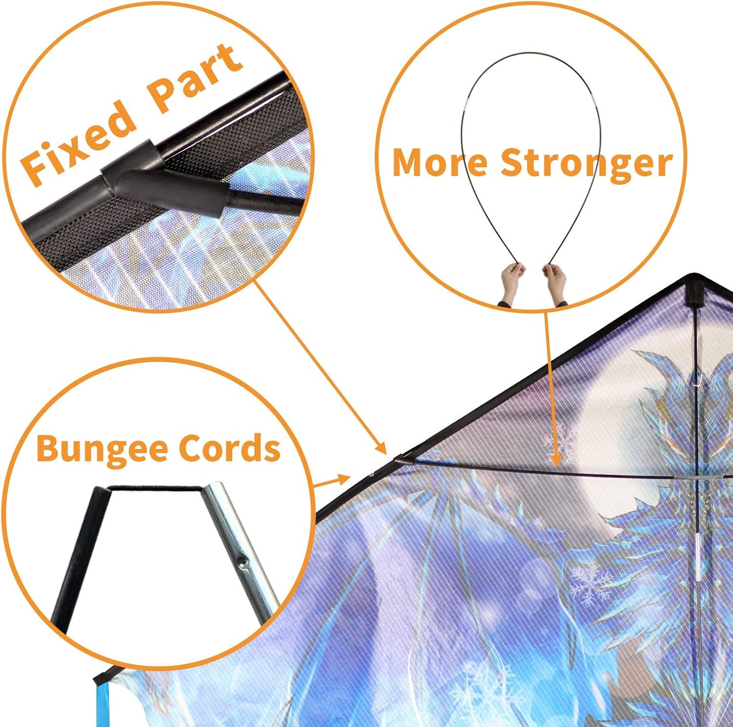 Mint's Colorful Life Dragon Kite - Easy to Fly for Kids & Adults | 300ft String Included