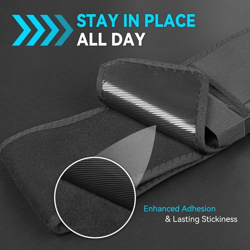 Belly Band Holster for Concealed Carry, KUMGIM Belly Gun Holsters for Men Women 380 9MM, Waist Band Holster Conceal Carrier Belt Airsoft Holster Fits Glock 19 17 42 43 (Belly up to 44”, Right)