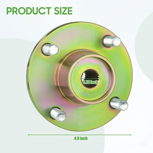 10L0L Golf Cart Rear Axle Hub Fit for Yamaha G8 G9 (1992-UP) G14 G16 G19 G20 G21 G22 Gas or Electric Golf Cart OEM# JN3-G6514-00