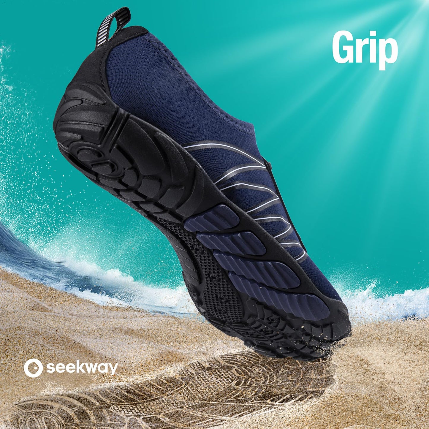 SEEKWAY Water Shoes for Women Adult Quick-Dry Aqua Sock Barefoot Men for Beach Swim River Pool Lake Hiking Kayaking Surfing