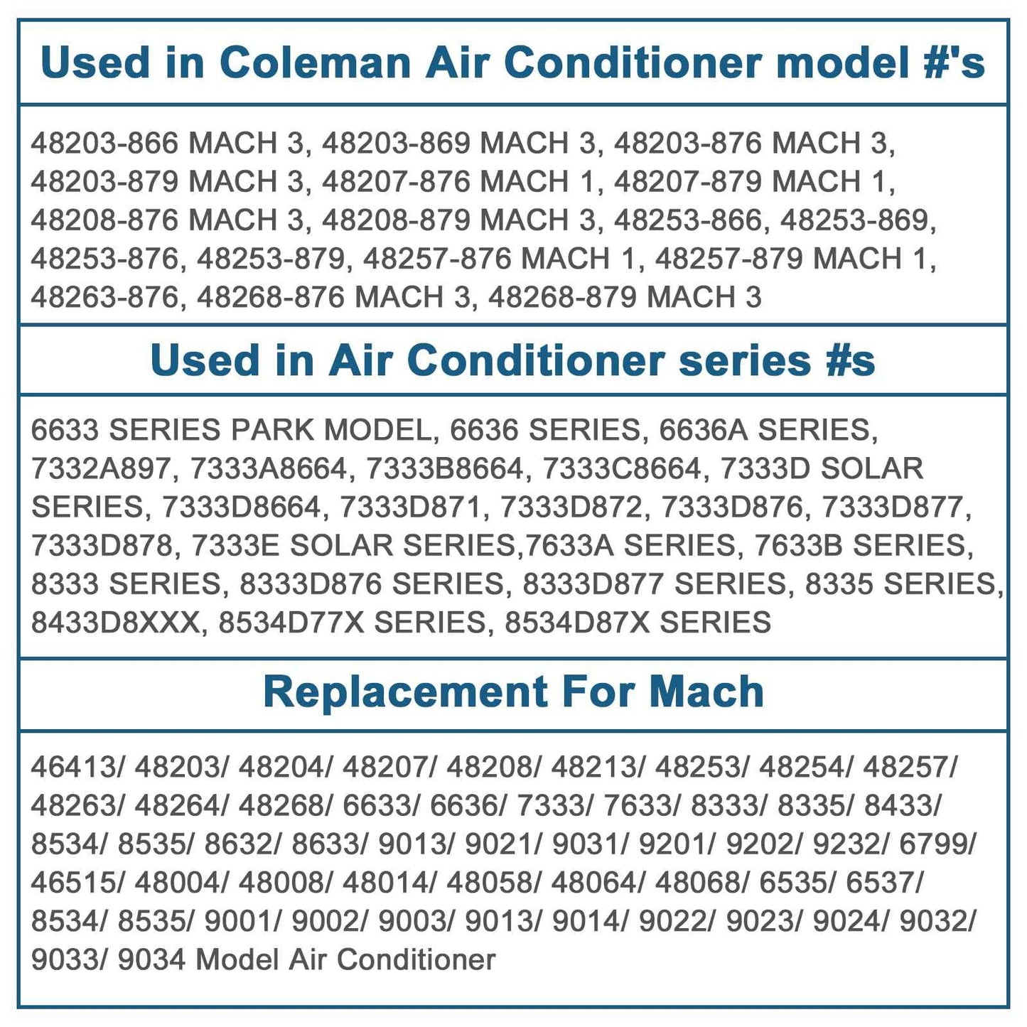 AMI PARTS 8333A9021 Fits for Coleman Hard Start Capacitor kit (2pcs)8333a9021 8335-9021, and 9333-9021 Replacement AC Hard Start Kit, Air Conditioner RVP Products Start Device Package for Coleman AC