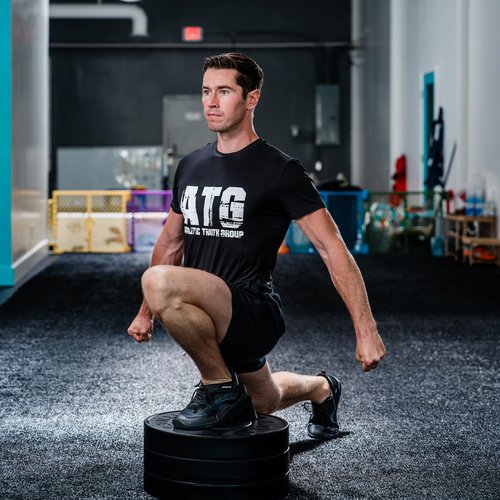 Knees Over Toes Guy ATG Buddies Squat Wedge Block for Heel Elevated Squat and ATG Split Squats with Carrying Case, Light Weight and Easy to Travel