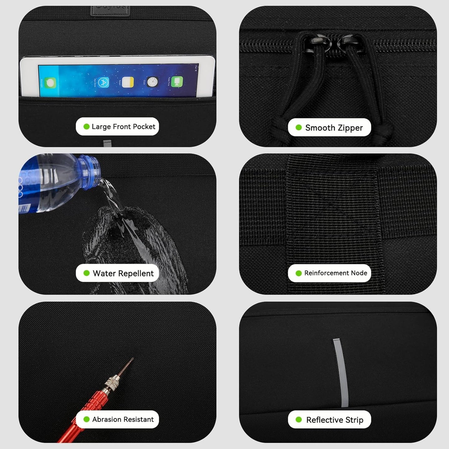 Skiennix Extra Large Duffel Bag - 138L Water Resistant & Foldable Travel Luggage | Black