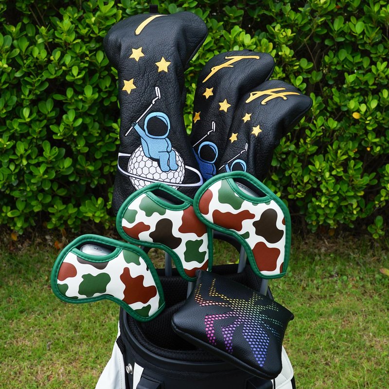 Putter Cover Magnetic, Golf Large Mallet Putter Headcover for Taylormade Spider GTX EX GT (Black)