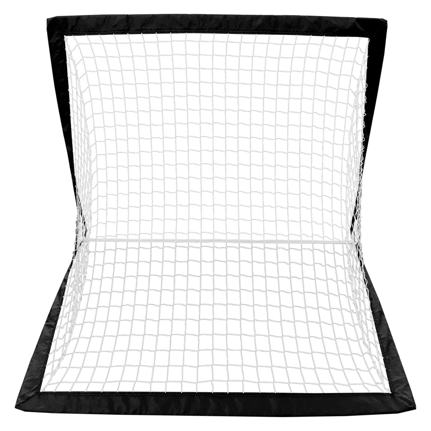 Rhino Flex 4'x 3' Portable Soccer Goal by Champion Sports – Durable, Lightweight, Foldable with Carry Bag and Ground Stakes for Backyard, Park, or Training - Black