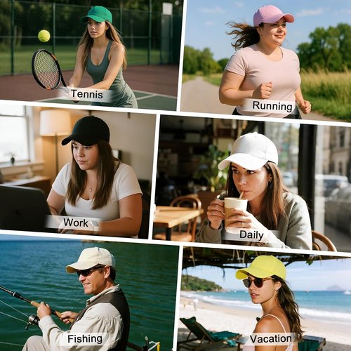 Durio Women's Baseball Cap - Adjustable Unisex Cute Sun Hat with Visor | Soft Cotton Dad Hat