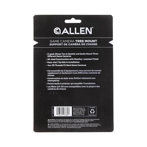 Allen Company Trail Camera Mount with Thumb Screw Metal, One Size