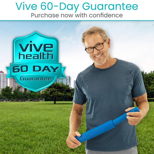 Vive Flex Therapy Bars (3 Pack) - Twist Resistance Hand Grip Strength Trainer for Injury Recovery, Tennis Elbow, Golfers, Tendonitis Pain - Weighted Strengthening Multi Pack