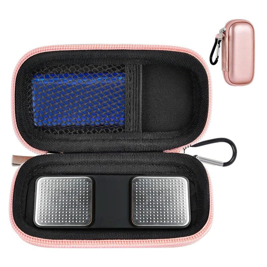 GWCASE Heart Rate Monitor Case Compatible with KardiaMobile 1-Lead/ 6L/ 6L Max for AliveCor for EKG Monitor, Protective Travel Carrier with Pill Box and Carabiner Clip-Rose Gold (Box Only)