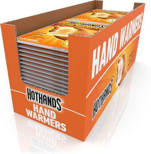 HotHands Hand Warmers - Natural Odorless Air Activated Warmers - 10 Hours of Heat - 40 Pair Pack