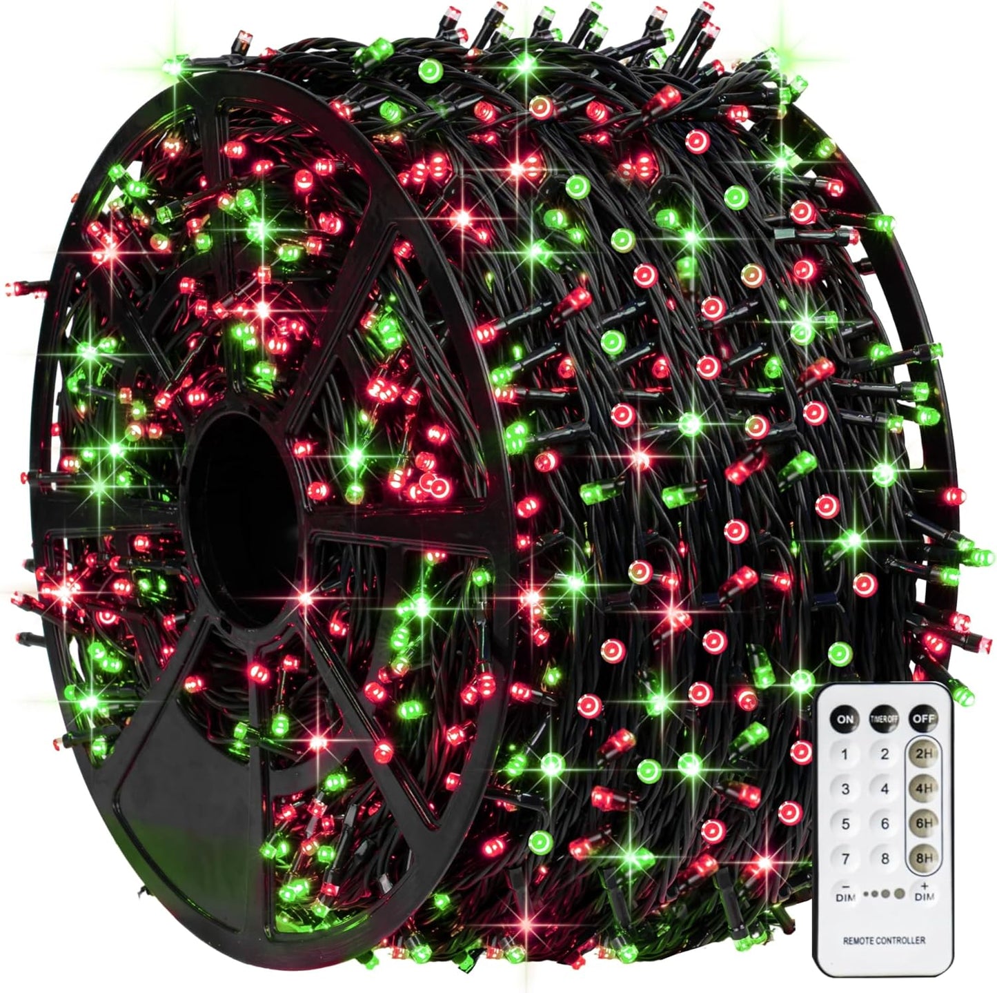 1000 LED Halloween String Lights 328FT - Waterproof Outdoor & Indoor Decor with Remote, 8 Modes - Purple & Orange for Parties & Yard