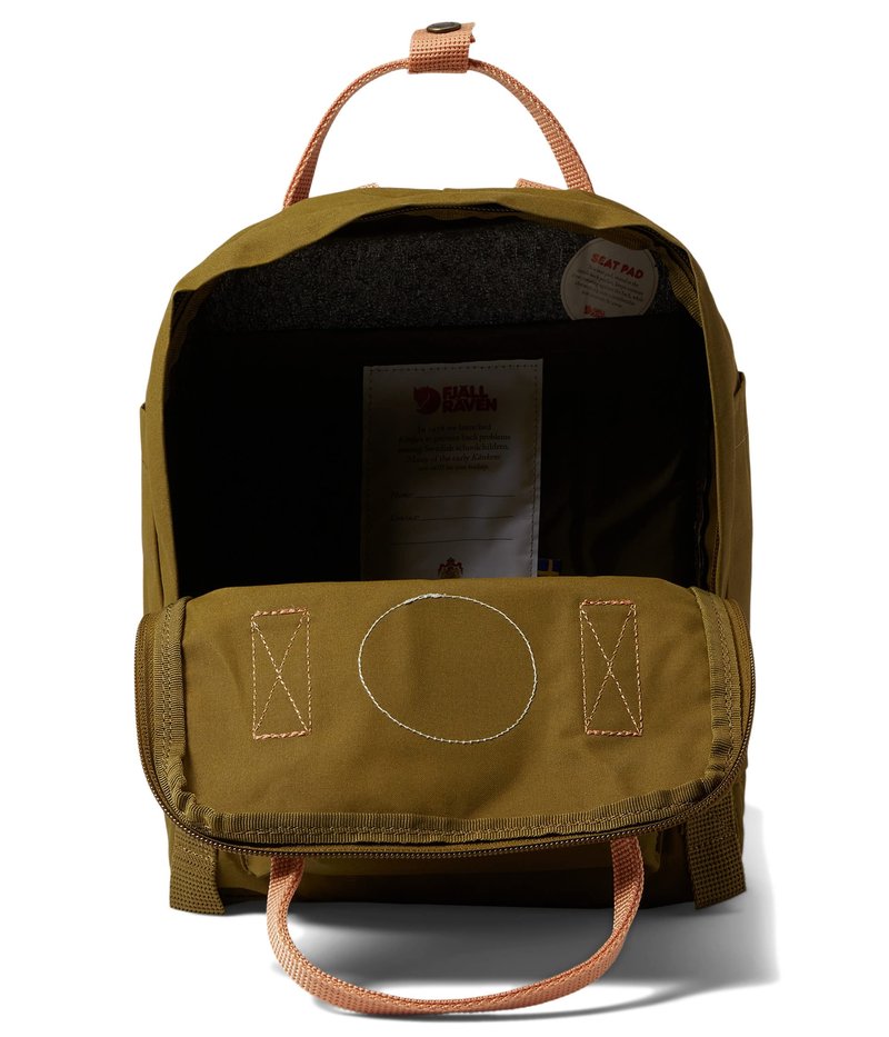 Fjällräven Unisex Kånken Mini Foliage Green/Peach Sand One Size One Size