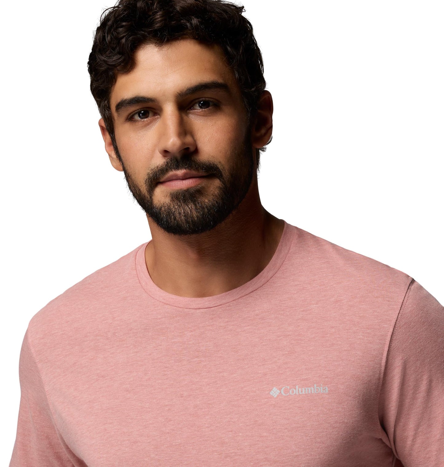 Columbia Men's Thistletown Hills Short Sleeve T-Shirt, Washed Red/Heather, 1X