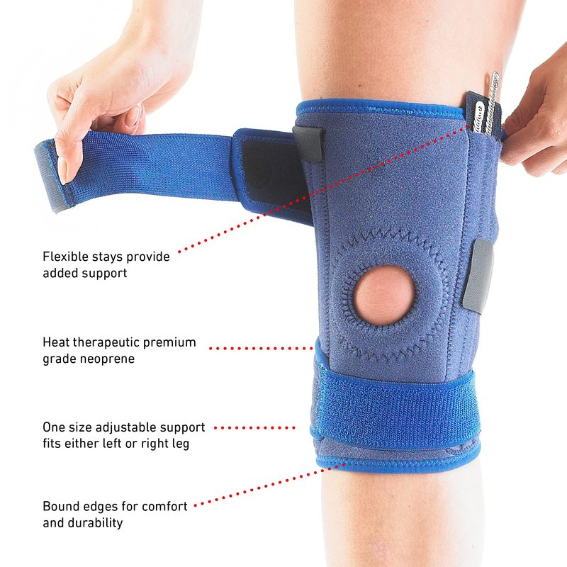Neo-G Knee Brace, Stabilized, Open Patella – Knee support helps with Arthritis, Joint Pain, Meniscus Tear. Knee Brace for Rehabilitation Class 1 Medical Device