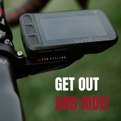KOM Cycling Wahoo Elemnt Roam & Elemnt Bolt Out Front Handlebar Mount from Bike Mount Designed for Wahoo Elemnt, Roam, Elemnt Bolt, & Elemnt Mini (Wahoo Aero)