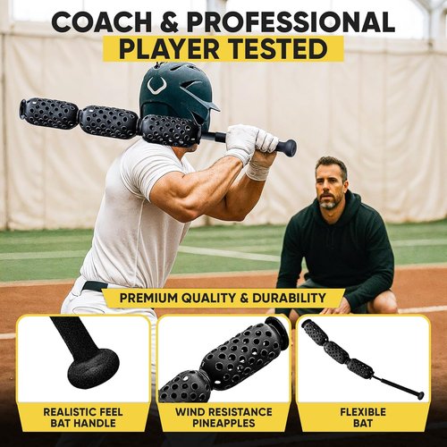 Aero Swing Baseball & Softball Trainer - Boost Bat Speed Up to 20+ MPH | Perfect Gift for Athletes
