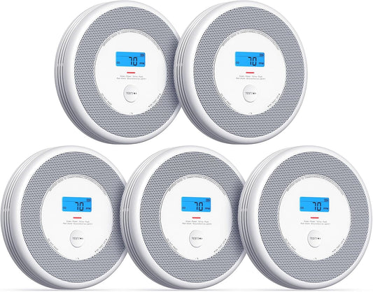 X-Sense XP0A-SR Smoke and Carbon Monoxide Detector Combo with Voice Alerts - 1-Pack