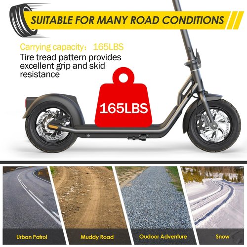 AVOKIN 9x2 Rubber Self-sealing Tubeless Tire, 9 Inch Electric Scooter Tires with Live Glue Repairable for Electric/Mobility/Kick Scooter