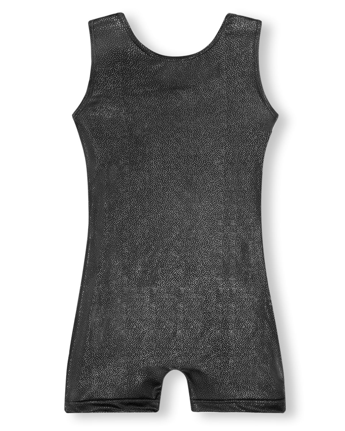 YDMZX Black Leotards for Girls Size 5-6 5T 6T Toddler Kids Gymnastics Tumbling Outfit Clothes Unitards Biketards with Shorts