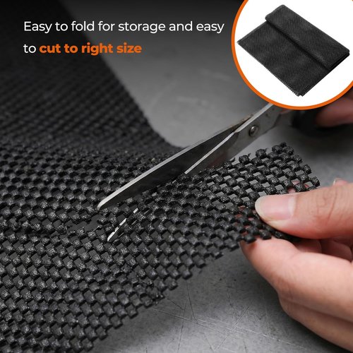GEARLASSO Anti-Slip Roof Cargo Bag Protective Mat, 51" x 39" Rubber Roof Rack Pad – Scratch-Resistant & Waterproof Car Rooftop Luggage Mat for SUV, Van & Most Vehicles