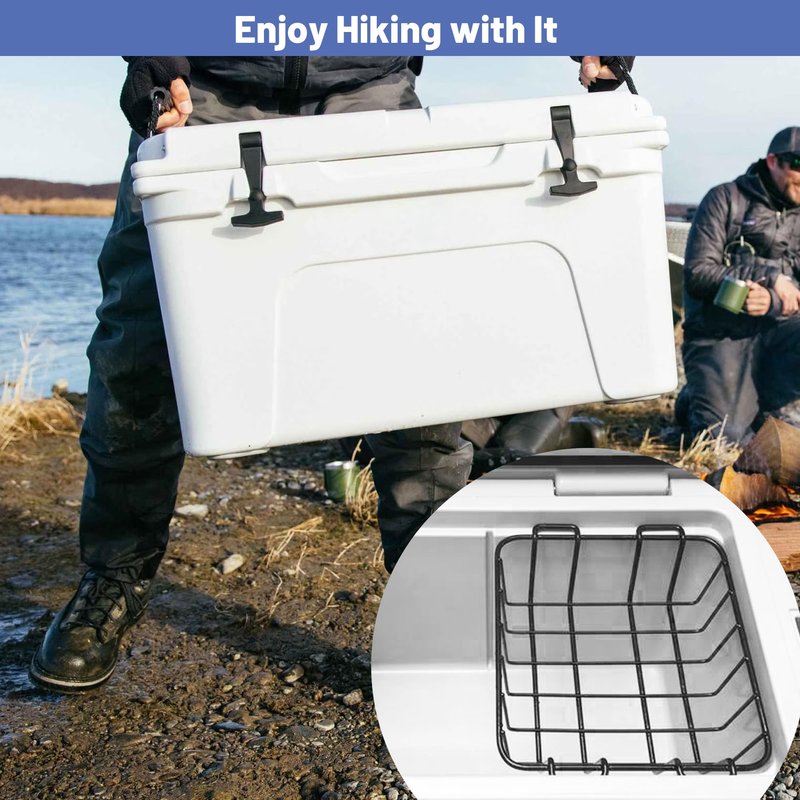 Omoojee 50 & 65 qt Cooler Basket, Compatible with YETI Tundra 50/65 Coolers, Stainless Steel Storage Wire Cooler Rack