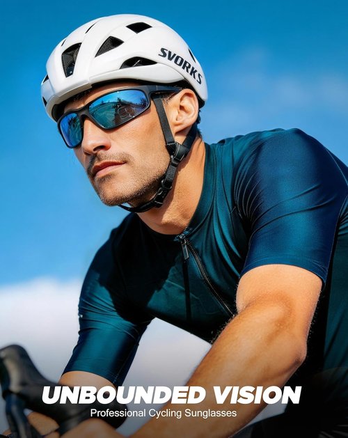 KALIYADI Polarized Men's Sunglasses - UV Protection Sport Glasses for Running, Cycling & Fishing