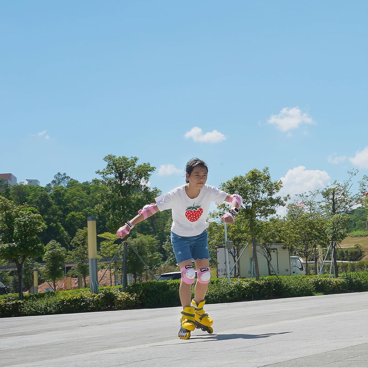 Skiennix Kids Protective Gear Set - Knee Pads, Elbow Pads & Wrist Guards for Ages 3-15 | Ideal for Roller Skating, Cycling & More