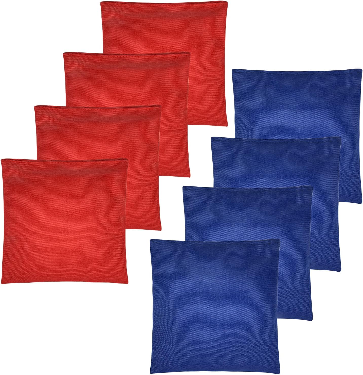 Regine Switzerland Cornhole Bags - Set of 8 Double-Sided, Weather-Resistant Bean Bags with Tote Bag