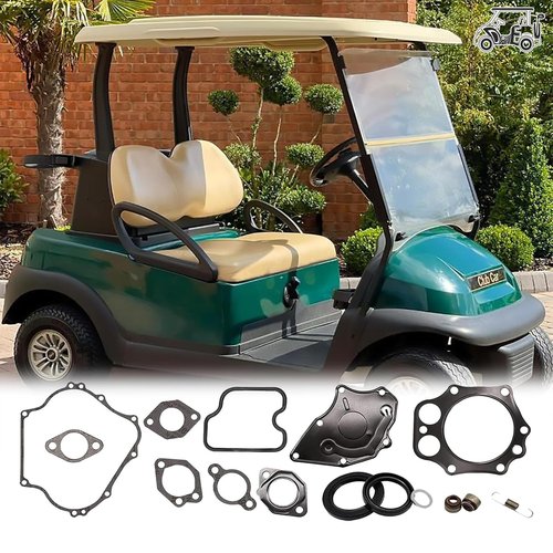DRIVE UP Golf Cart 350cc Engine Gasket Kit and Seal for Club Car DS Precedent Gas Models, 1992-2015 FE350 Kawasaki Engine