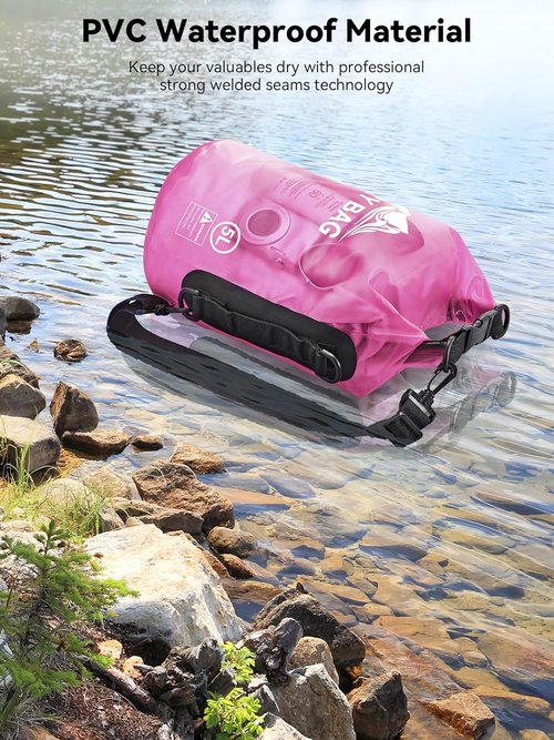 HEETA Waterproof Dry Bag - Lightweight Roll Top Storage for Travel & Water Sports | 5L/10L/20L/30L/40L Sizes