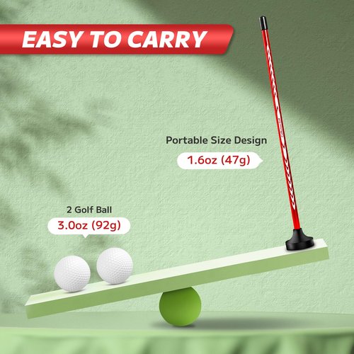 Craftsman Golf Alignment Rods for Golf Swing Training Aid, Golf Alignment Stick with Strong Magnetic Base Golf Practice Stick, 10" Stick Golf Club Tool Calibrate Golf Shots