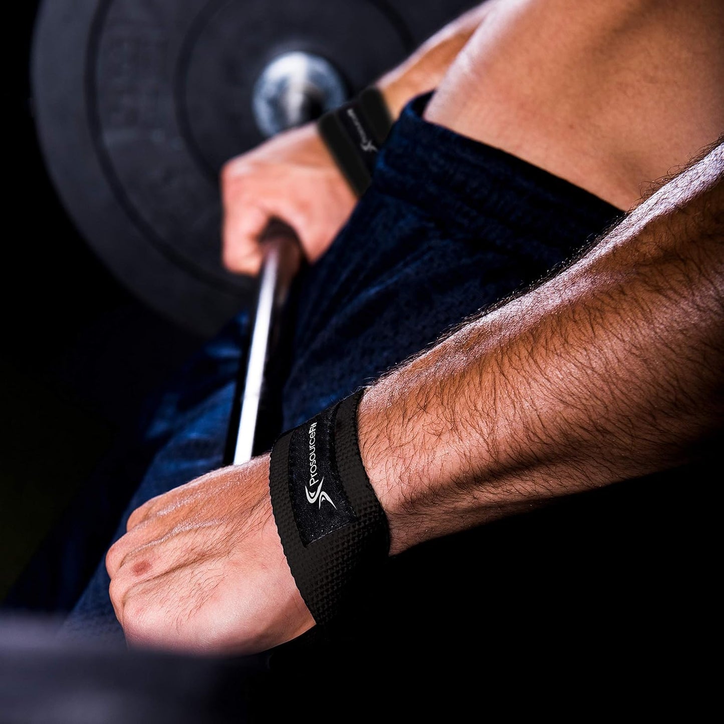 ProsourceFit Weight Lifting Straps - Adjustable Cotton Design for Enhanced Grip | Unisex