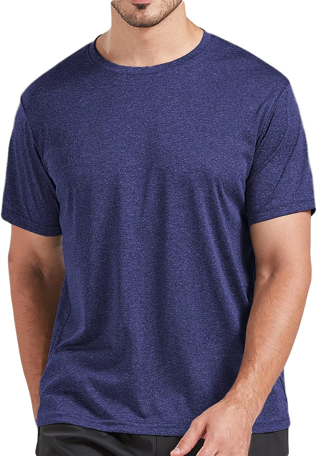 Skiennix Men's Dry Fit T-Shirts - Athletic Short Sleeve Tees for Gym & Running | 5 Pack