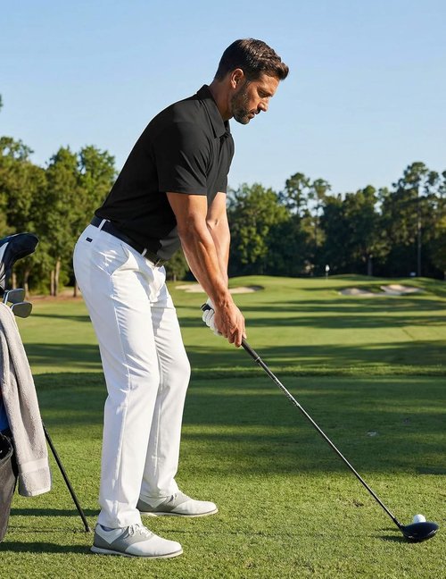 COOFANDY Men's Golf Polo Shirt - Quick Dry, Moisture-Wicking Performance | Short Sleeve, Stylish Fit