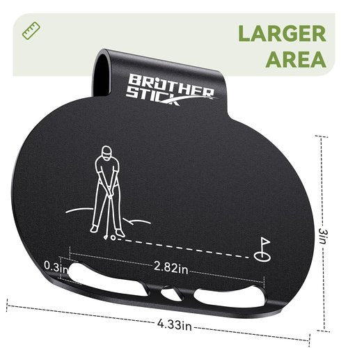BROTHER STICK Metal Landing Pads for Golf Bag Accessories for Men Metal Clips for Quick and Easy Access of Golf Bags, Magnetic Golf Towels, Magnetic Golf Rangefinder Strap Golf Accessories Golf Gifts