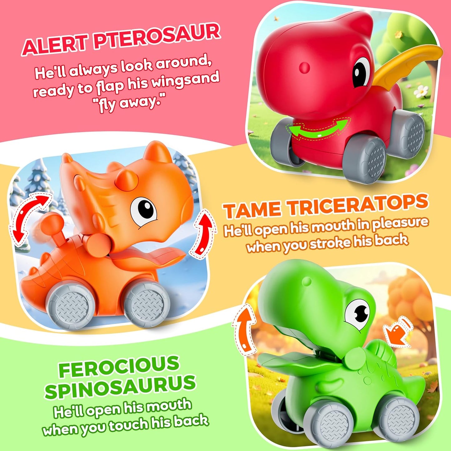 Skiennix Electric Train Set for Toddlers - Steam, Music & Lights | Includes Dinosaur Cars & Tracks, Perfect Gift for Ages 1-6
