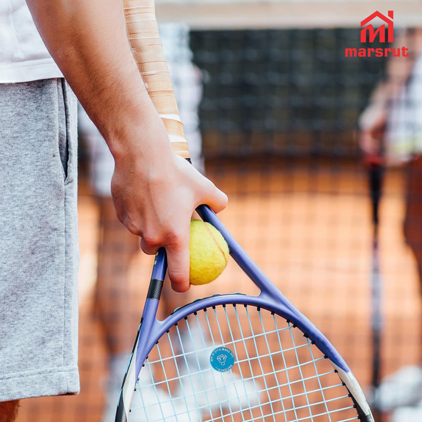 Marsrut 4PCS Tennis Vibration Dampeners, Funny Racquet Damper Dampener for Tennis Racket, Silicone Tennis Shock Absorbers with Spicy/Aggressive Reminder Funny Word, Tennis Accessories Gift, 4 Styles