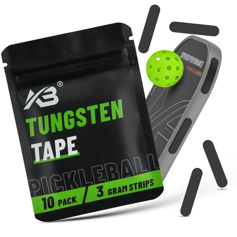 Neobadge Weighted Tungsten Tape for Pickleball Paddles | Safe, Lead-Free, Premium Customizable Alternative to Lead Tape | Easy One-Step Installation