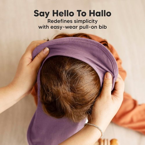 KeaBabies 8-Pack Baby Bibs - Soft & Absorbent Organic Cotton for Drooling & Teething | Long Torso Coverage (Dahlia)