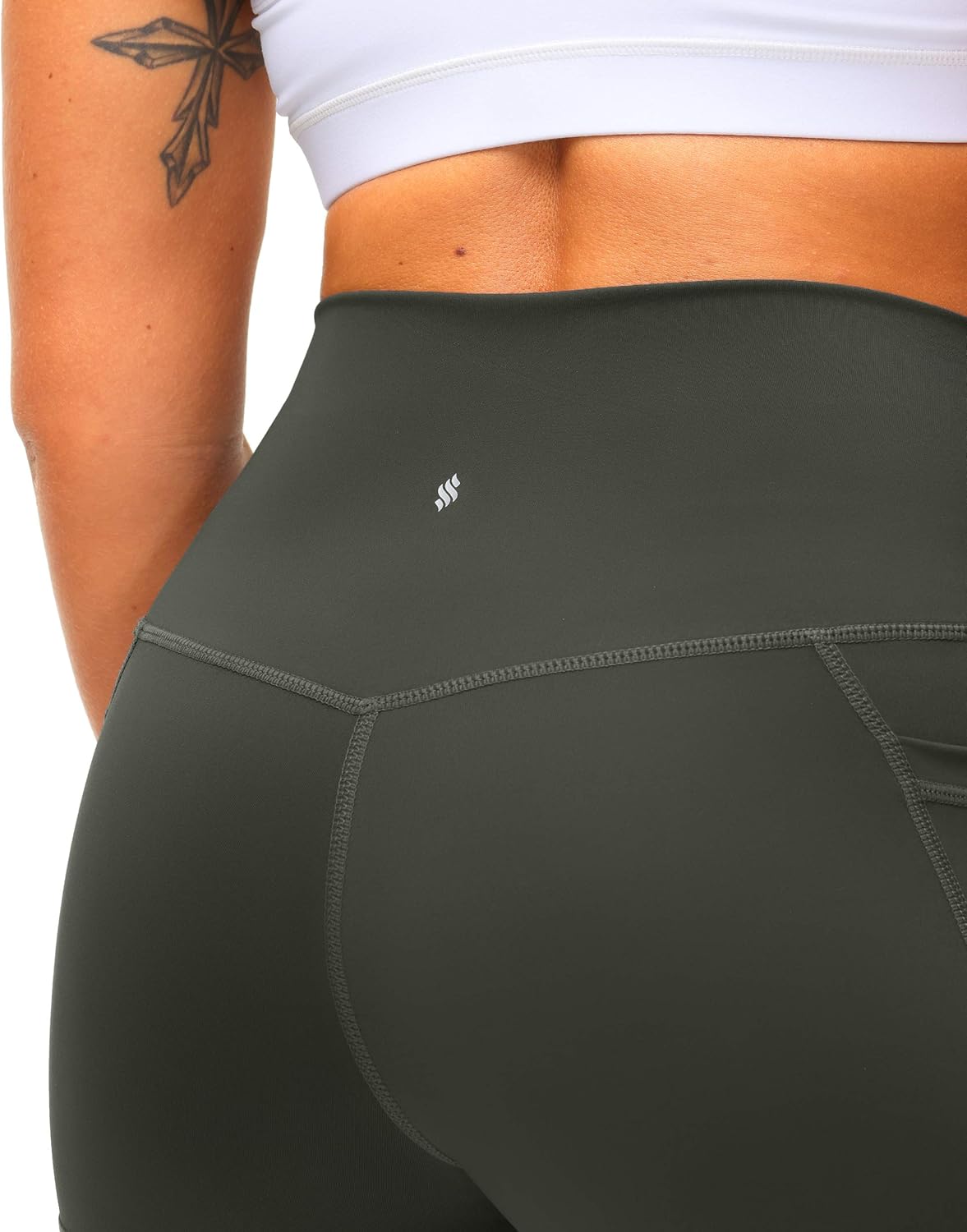 Soothfeel Women's High Waist Yoga Shorts - Tummy Control with Side Pockets | 5" & 3" Options