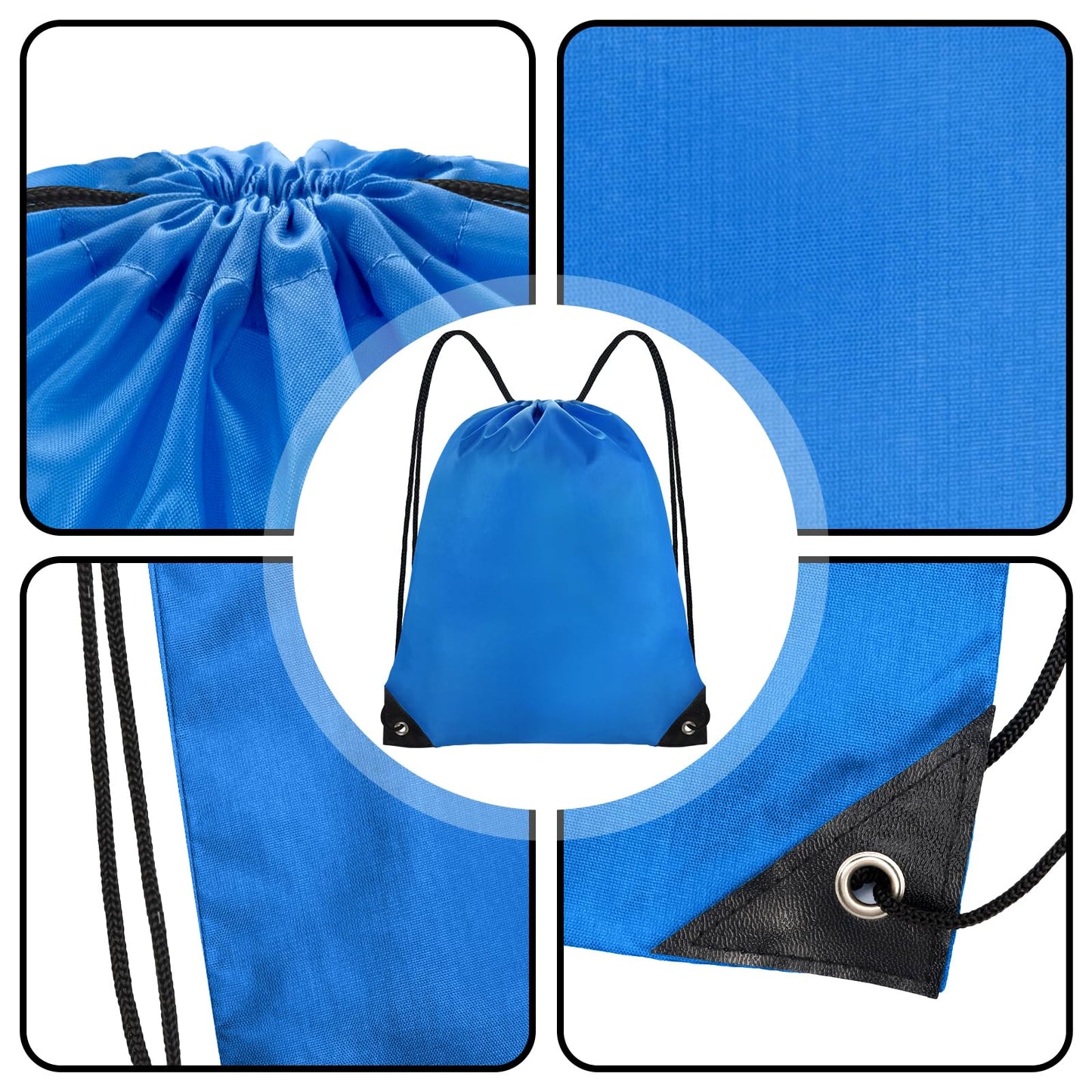 Grneric Drawstring Backpack Bulk 70Pcs String Backpack Drawstring Bags Cinch Bag Sackpack for Men Women Gym(14 Colors)