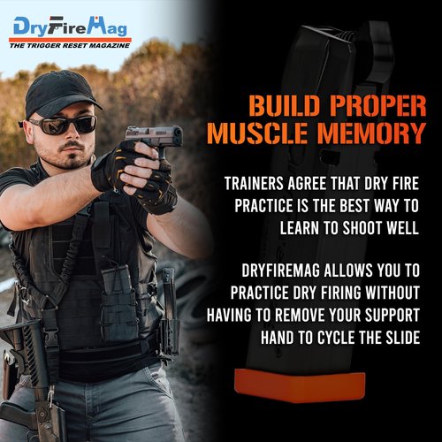 Dry Fire Training Magazine for Smith & Wesson M&P | NOT Compatible with Laser Cartridges, M&P Shield, Shield EZ