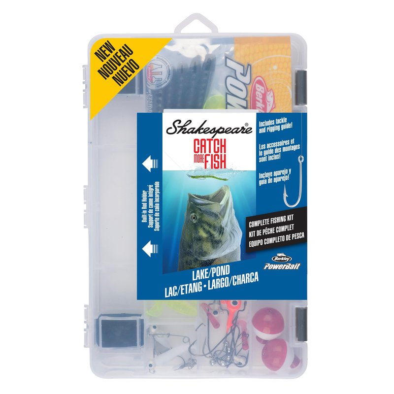 Shakespeare Catch More Fish Fishing Tackle Kit