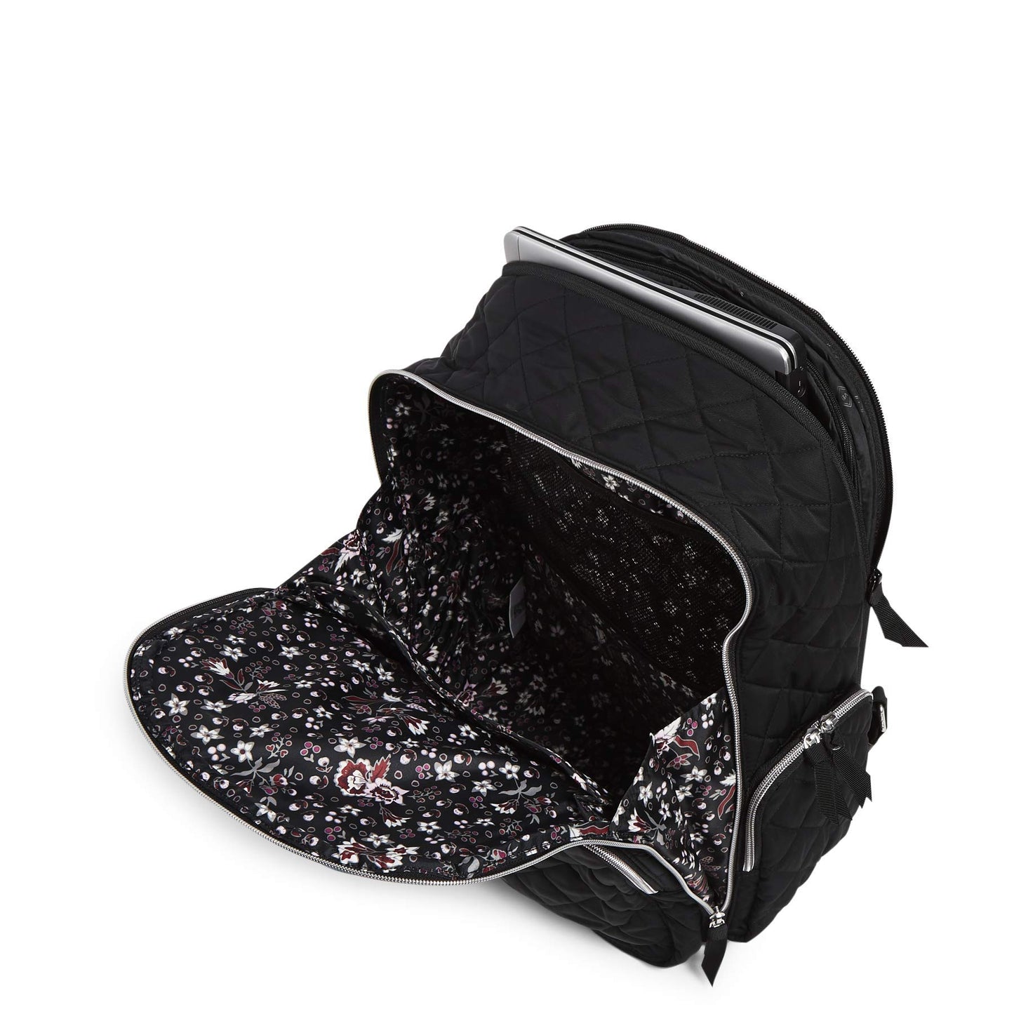 Vera Bradley Women's Performance Twill Commuter Backpack, Black, One Size