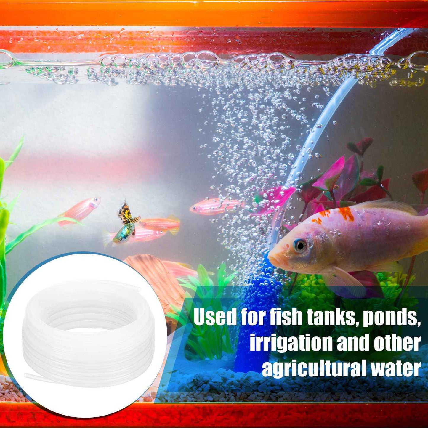 Nuanchu 100ft Polyethylene Tubing, 1/4" OD, 0.170" ID, 0.040" Wall Polyethylene Tubing Food Grade White Translucent Hose for Water, Beverage Pump, Homebrew, Brewing