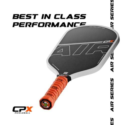 CPX Air Carbon Fiber Pickleball Paddle - Professional Grade, Matte Finish, Tennis Style Grip - Designed in Chicago, USA