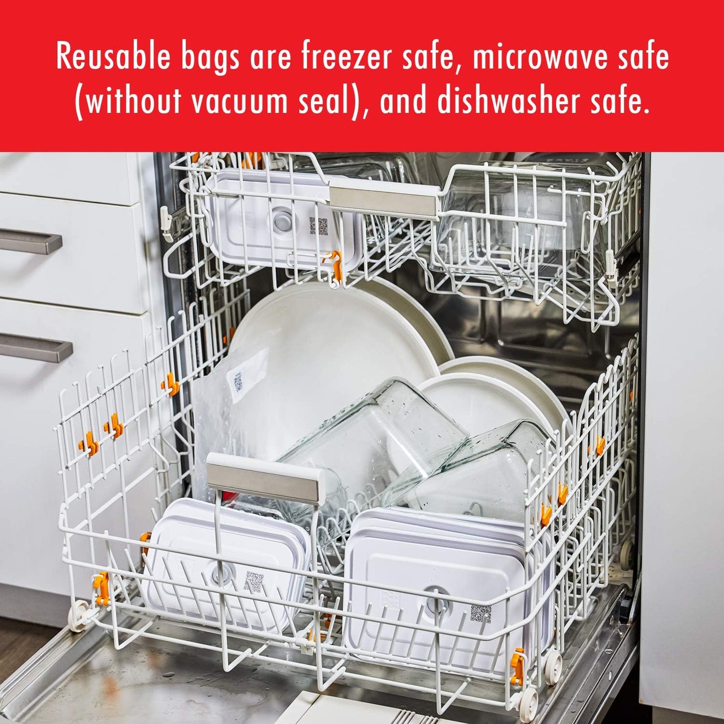 ZWILLING Fresh & Save Vacuum Sealer Machine - Airtight Food Storage Containers & Sous Vide Bags Set